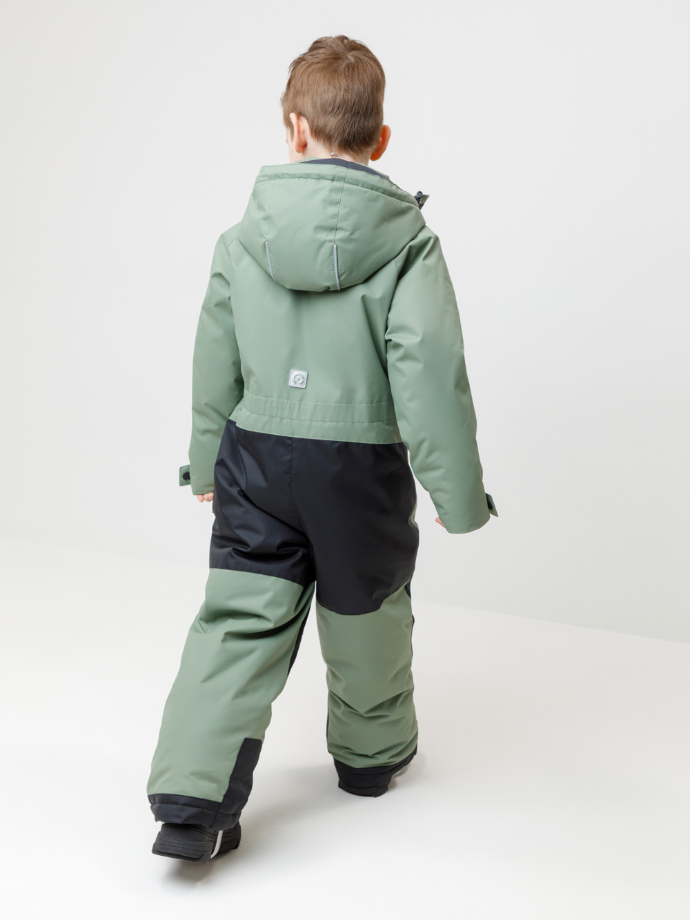 Комбинезоны утепленные для мальчика, артикул: ВК 60128/4 УЗГ, цвет: хаки, фото 5