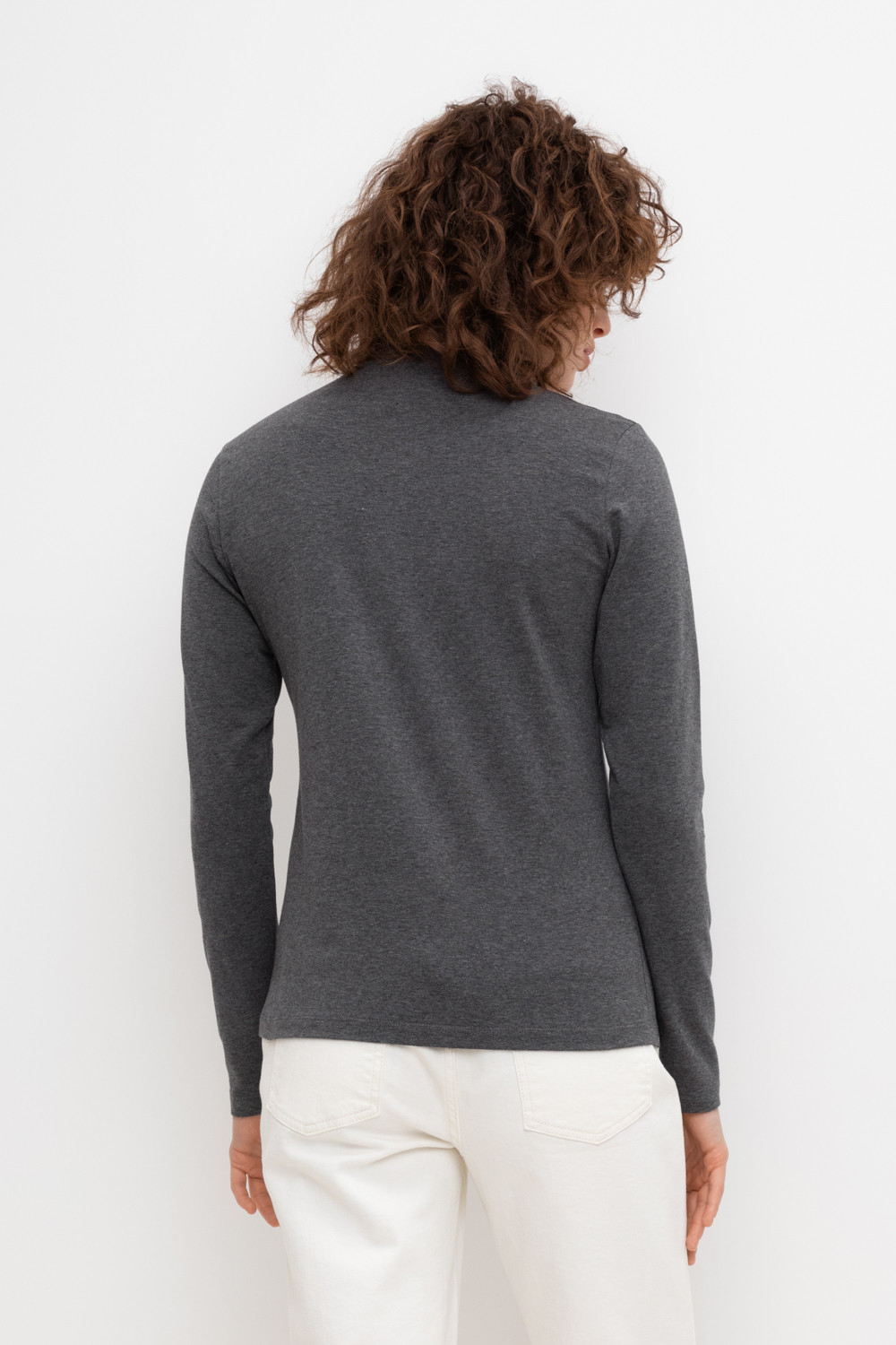 Водолазки женские для мам, артикул: ЕВТ 3026/24, цвет: темно-серый, фото 5