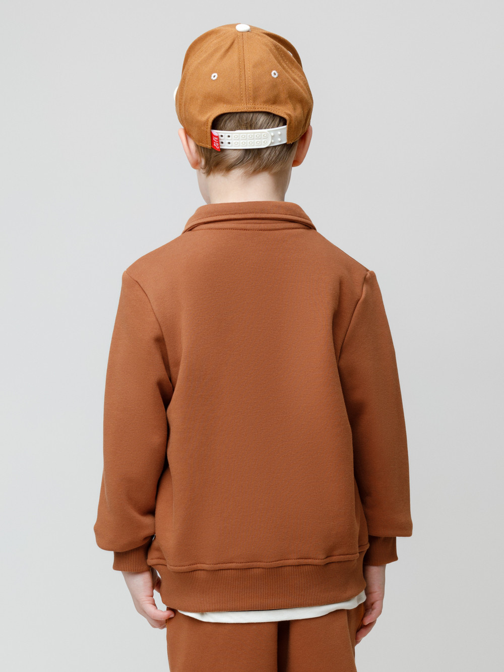 Свитшоты для мальчика, артикул: КР 302798, цвет: коричневый, фото 5