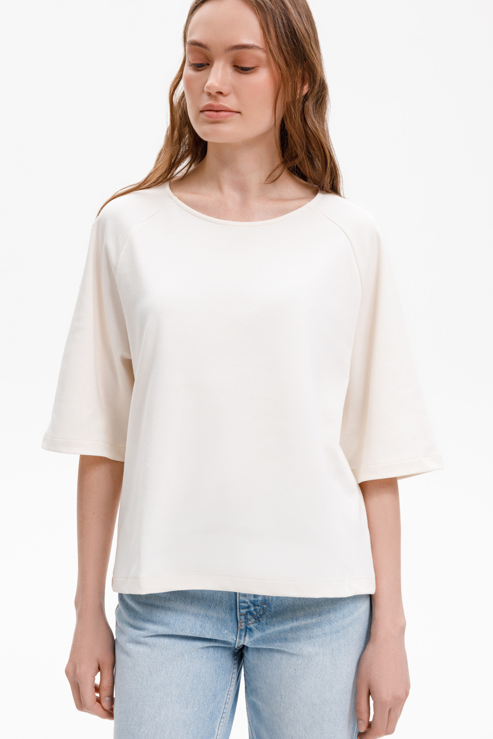 Джемперы женские для мам, артикул: ЕВТ 3301, цвет: бежевый, фото 5