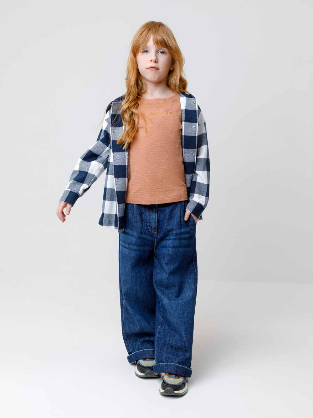 Футболка для девочки, артикул: К 302282, цвет: коричневый, фото 5