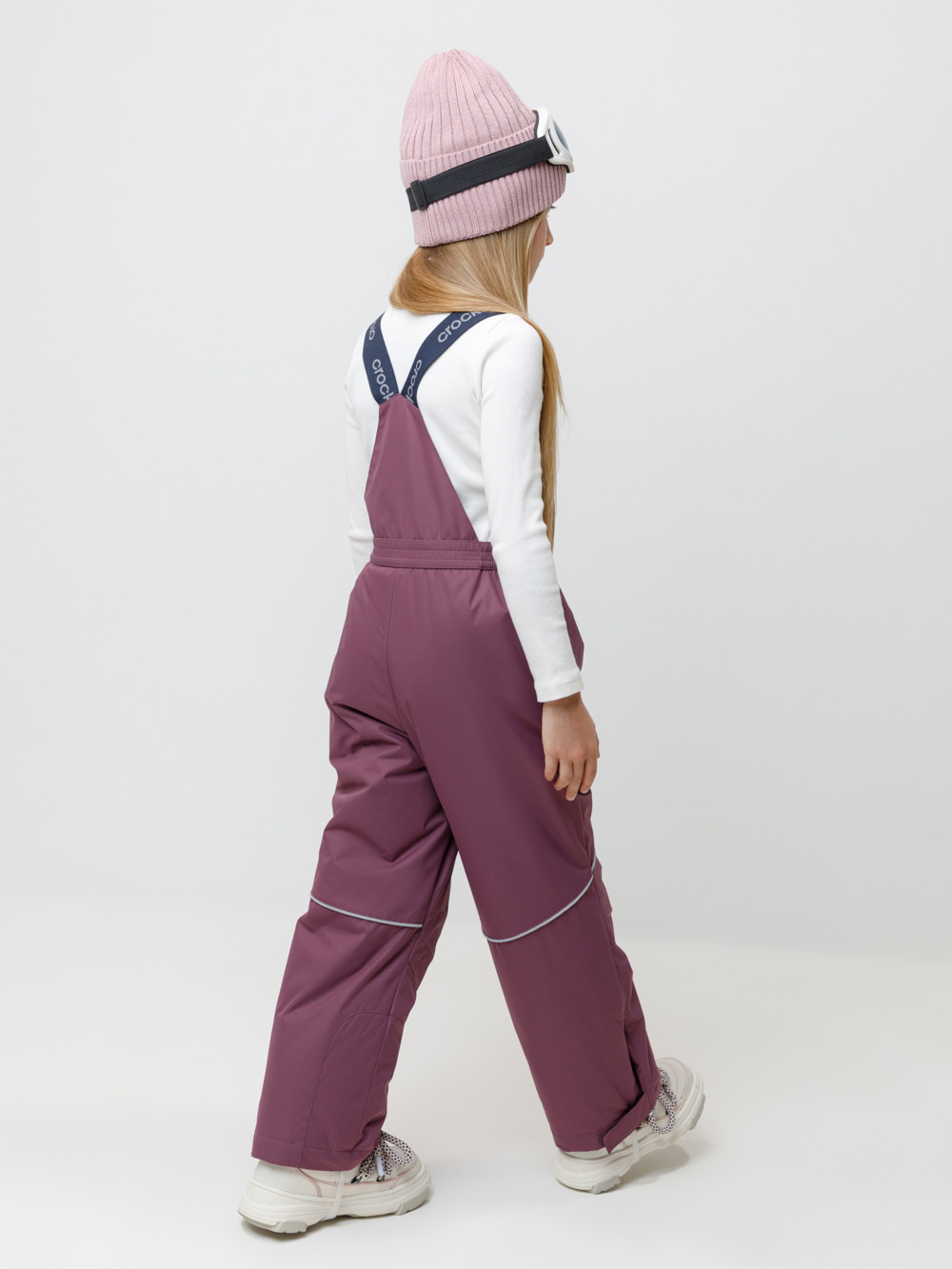 Комплект утепленный для девочки, артикул: ВК 20068/1 ГР, цвет: бордовый, фото 5