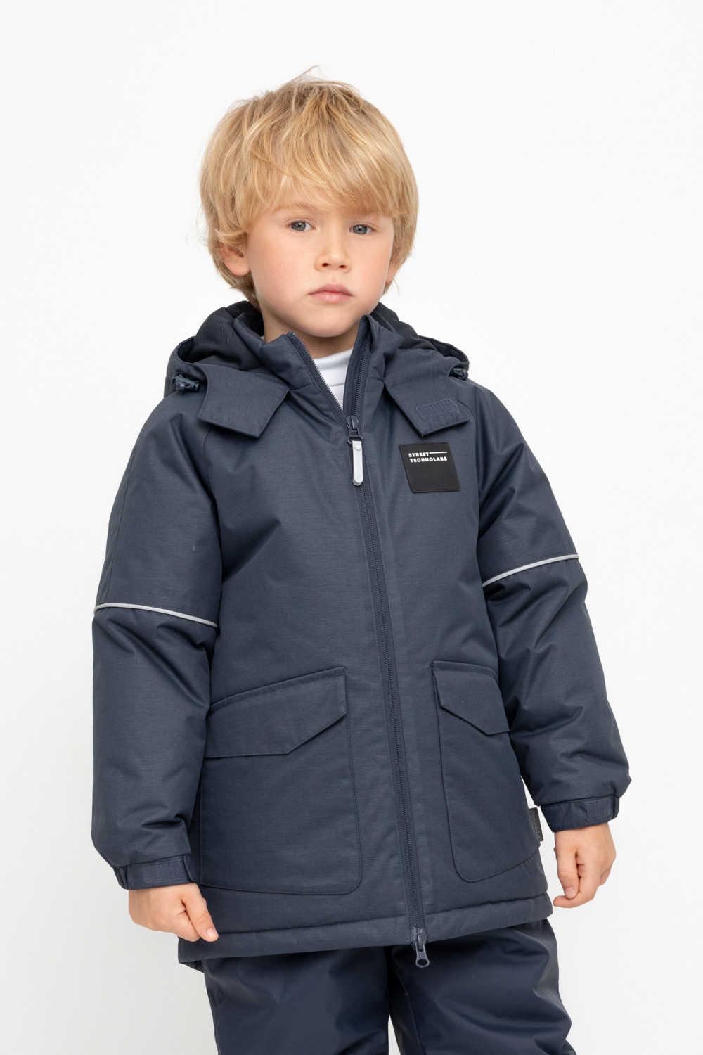 Куртки для мальчика, артикул: ВК 36094/3 ГР, цвет: синий, фото 5