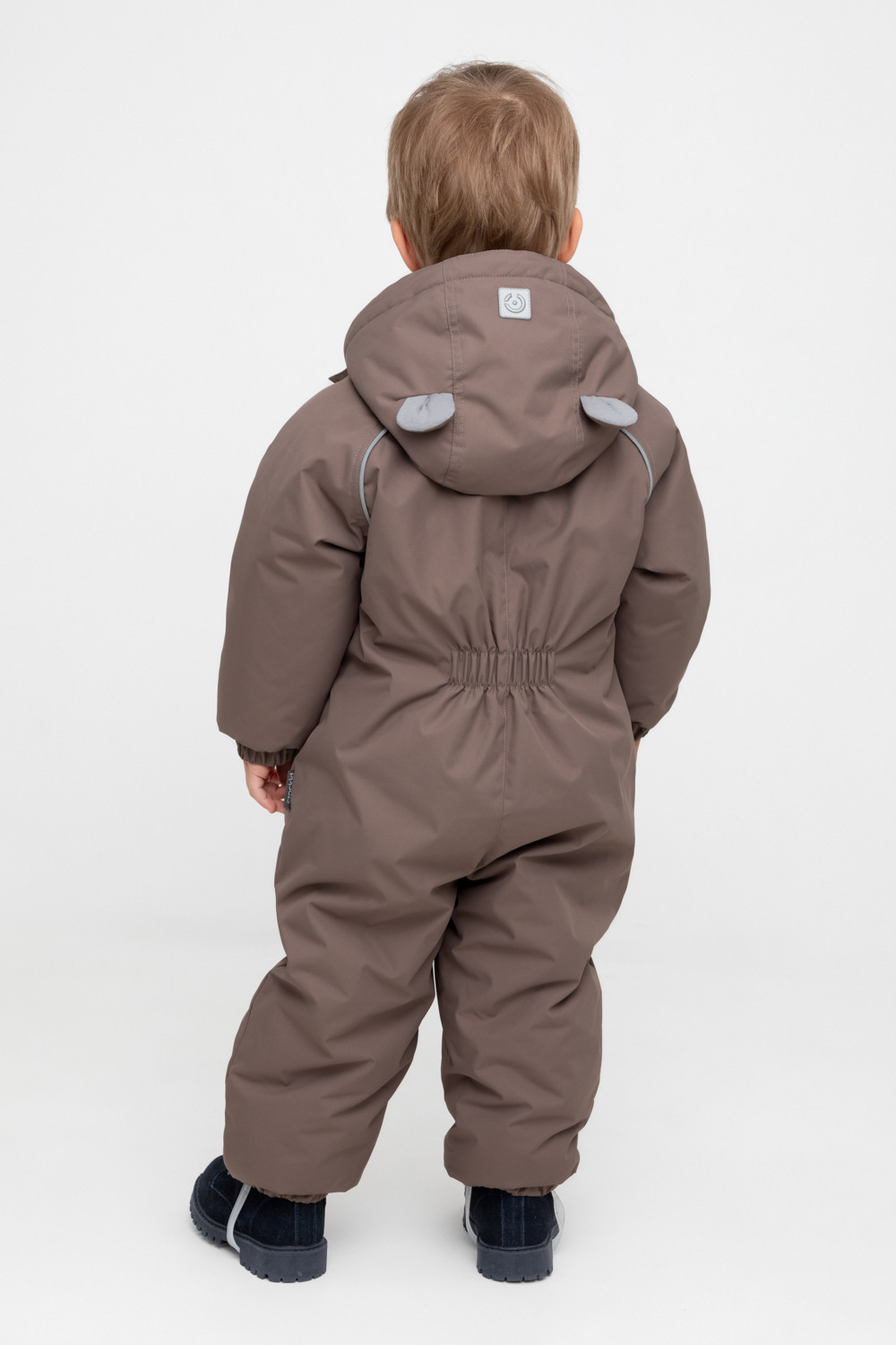 Комбинезоны утепленные для мальчика, артикул: ВК 60118/6 ГР, цвет: кофейный, фото 5