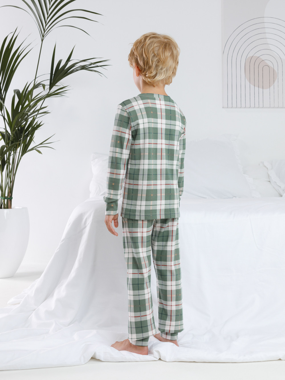 Пижама для мальчика, артикул: К 1621, цвет: бежевый, фото 5