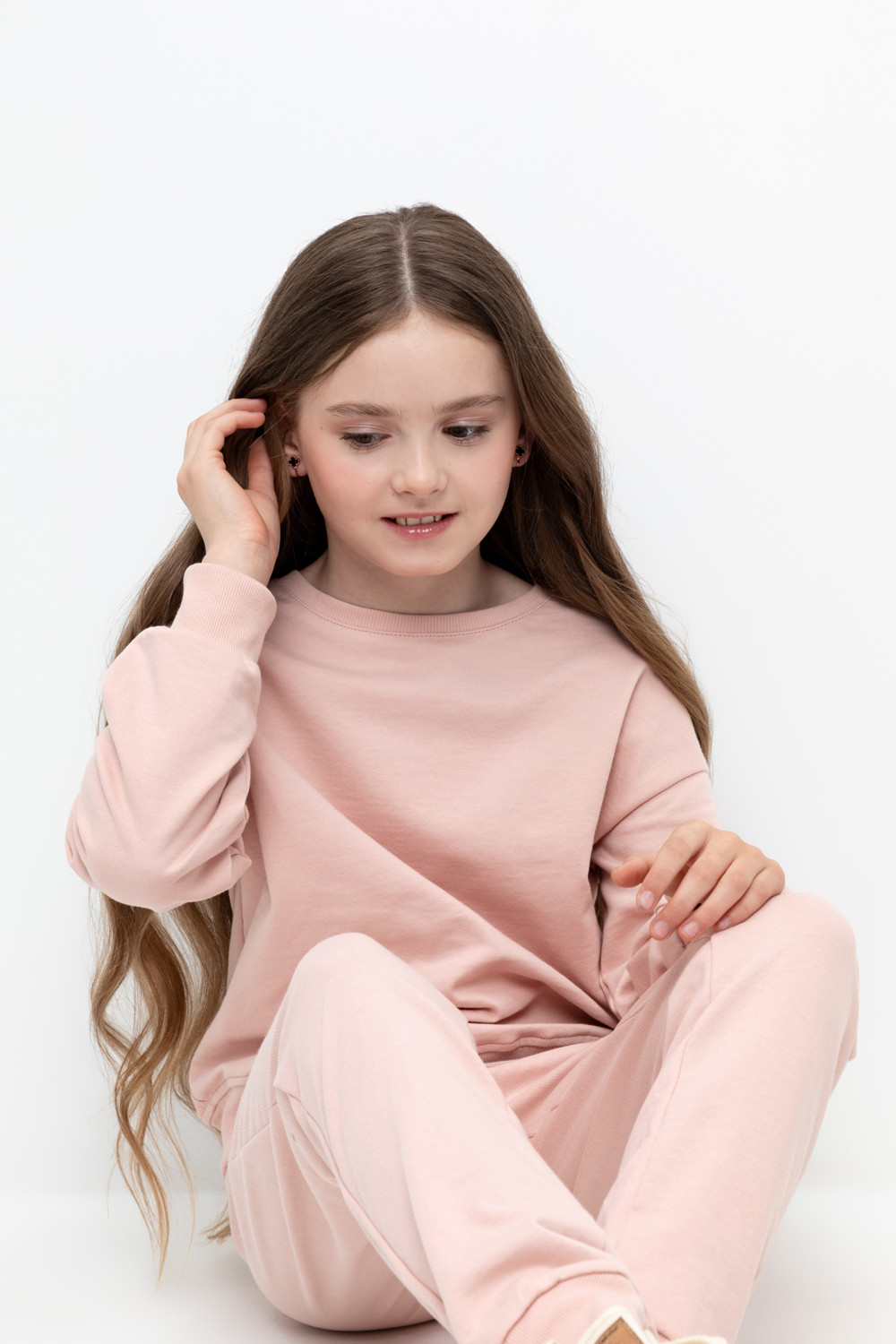 Джемпер для девочки, артикул: К 302119-1, цвет: розовый, фото 5