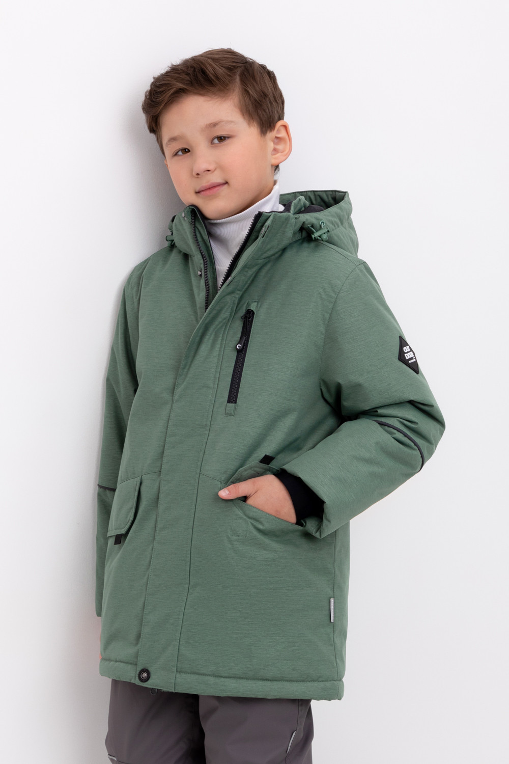 Куртки для мальчика, артикул: ВК 36091/1 ГР, цвет: зеленый, фото 5