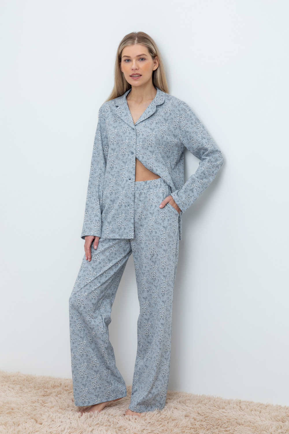 Комплекты для дома для мам, артикул: Е 20124, цвет: синий, фото 5