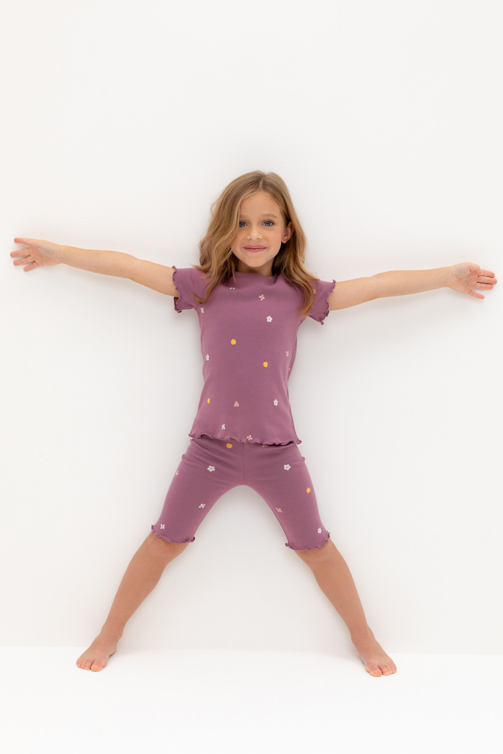 Пижама для девочки, артикул: К 1632, цвет: фиолетовый, фото 5