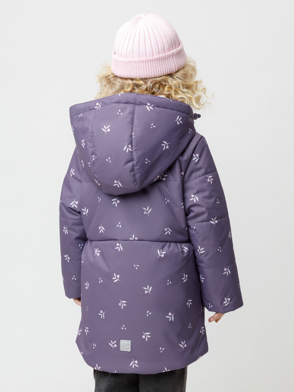 Куртка для девочки, артикул: ВК 38119/н/1 ГР, цвет: фиолетовый, фото 5