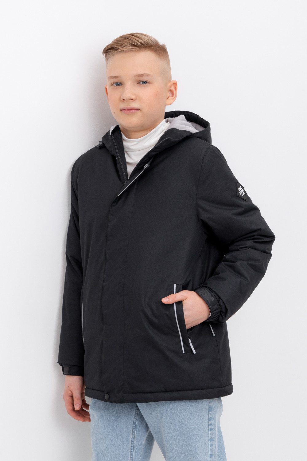 Куртки для мальчика, артикул: ВК 36101/2 ГР, цвет: темно-серый, фото 5