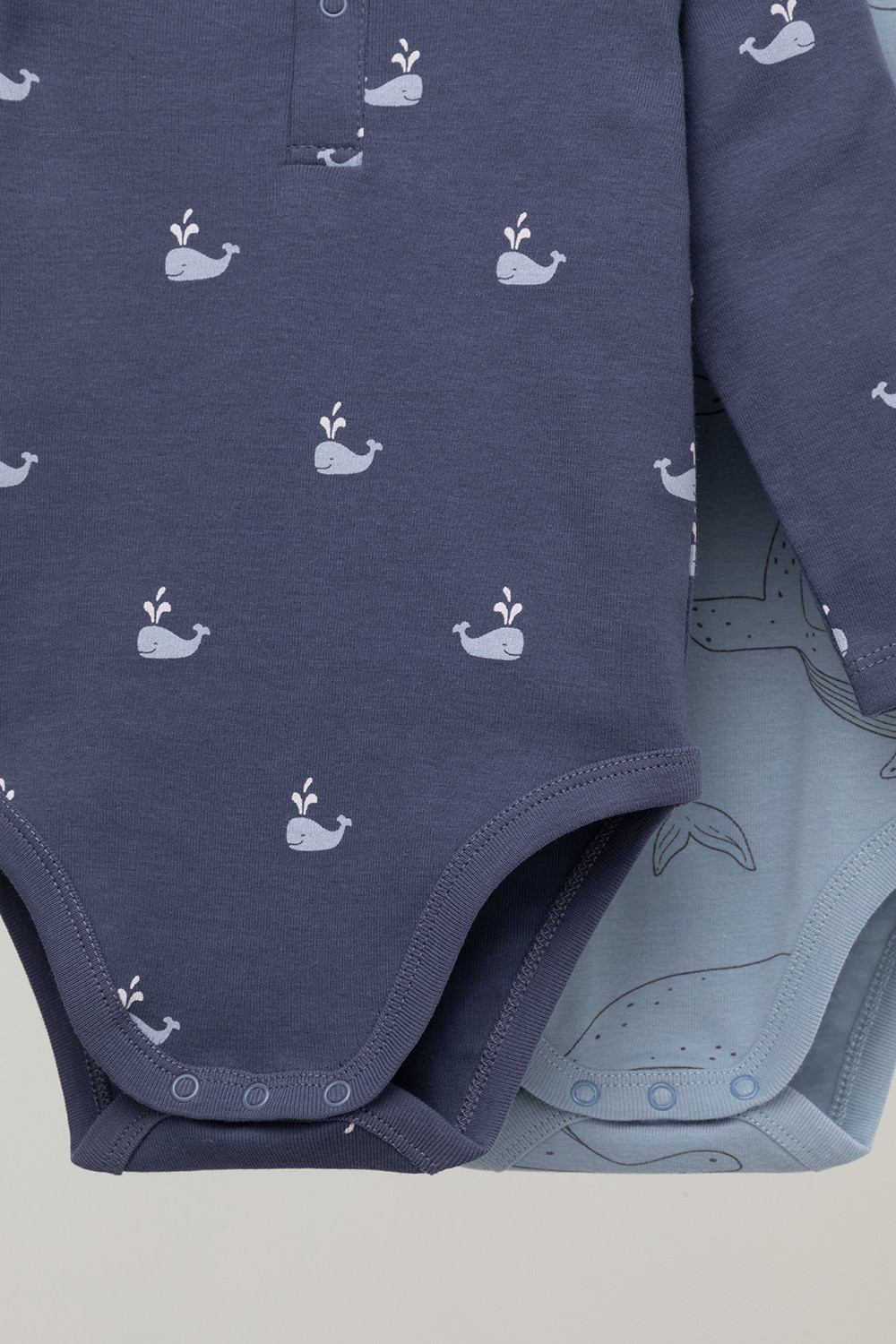 Боди для новорожденных, артикул: К 6542-2уп, цвет: синий, фото 5