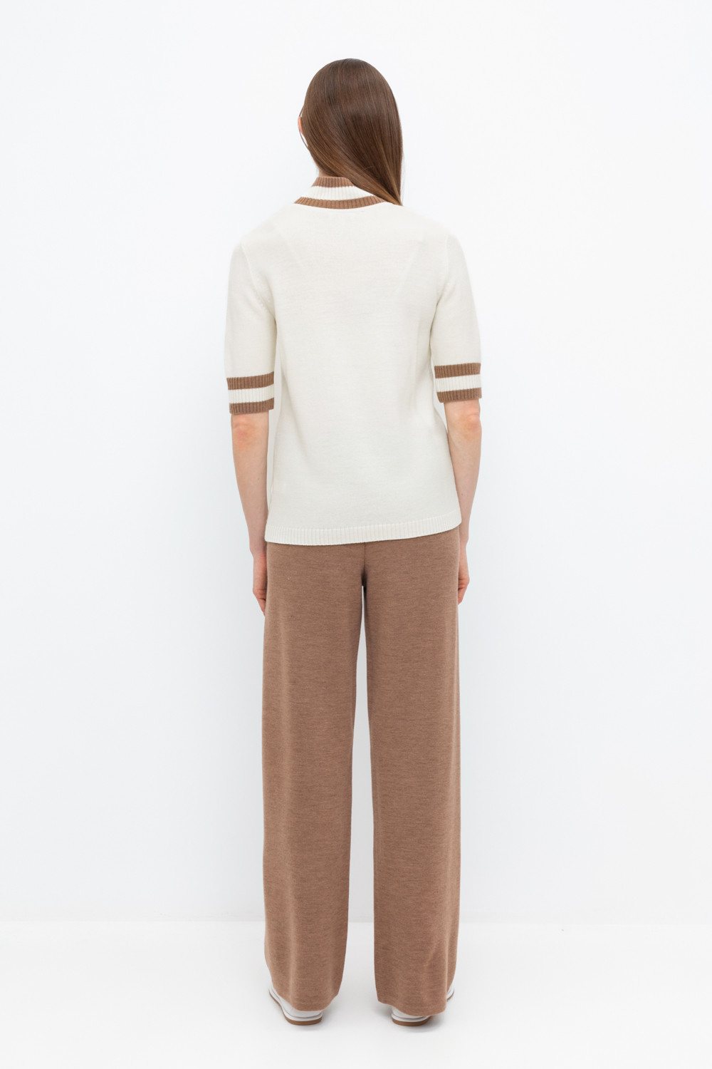 Брюки женские для мам, артикул: ЕВ 416/24ш, цвет: коричневый, фото 5