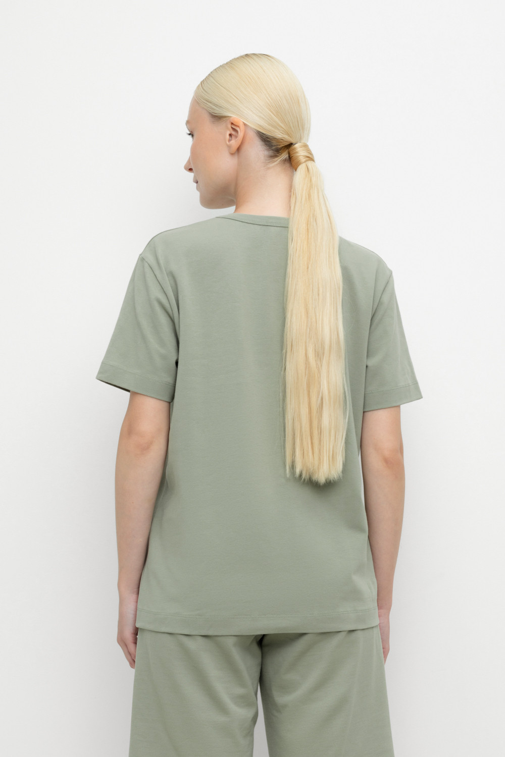 Футболки для дома для мам, артикул: Е 30091, цвет: хаки, фото 5