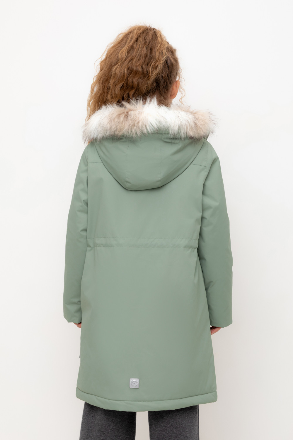 Пальто для девочки, артикул: ВК 38107/7 ГР, цвет: зеленый, фото 5