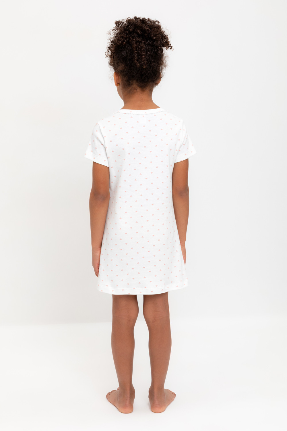 Ночная сорочка для девочки, артикул: К 1156, цвет: бежевый, фото 5