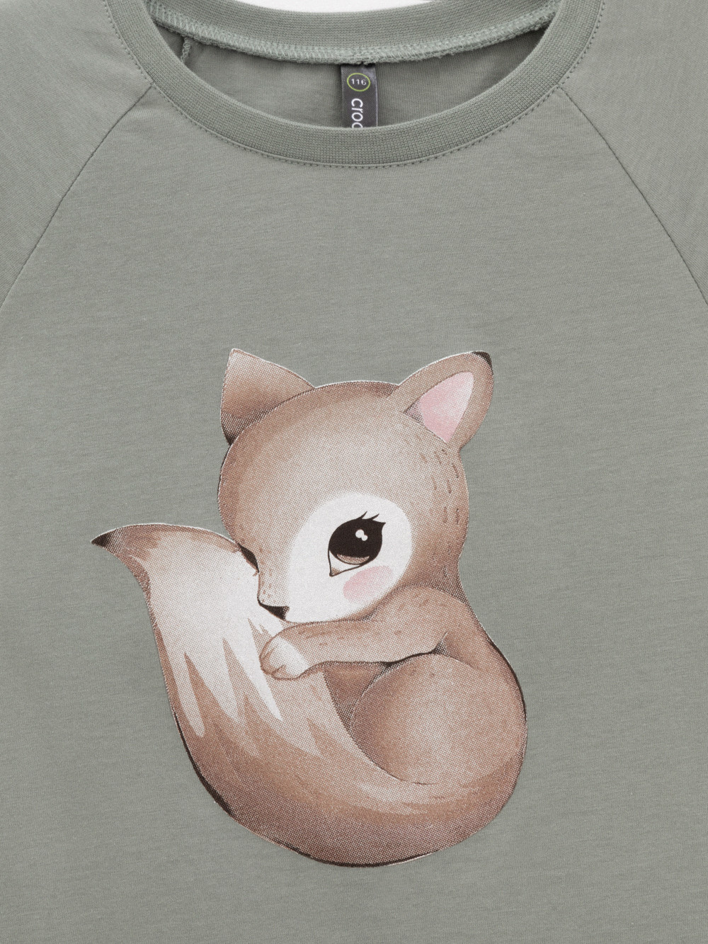 Лонгсливы для девочки, артикул: КР 302904, цвет: хаки, фото 5