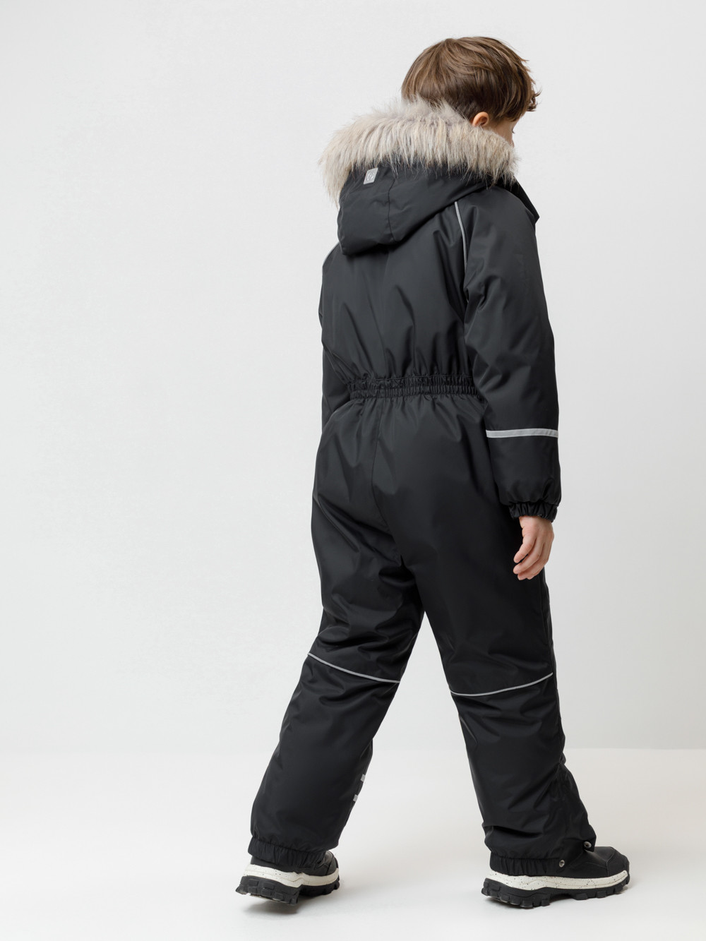 Комбинезоны утепленные для мальчика, артикул: ВК 60102/12 ГР (98-122), цвет: темно-серый, фото 5