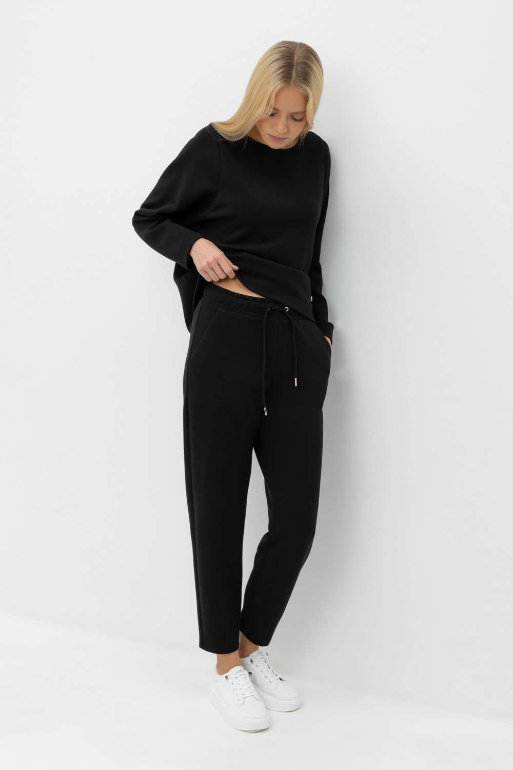 Брюки женские для мам, артикул: ЕВТ 4121/1, цвет: черный, фото 5