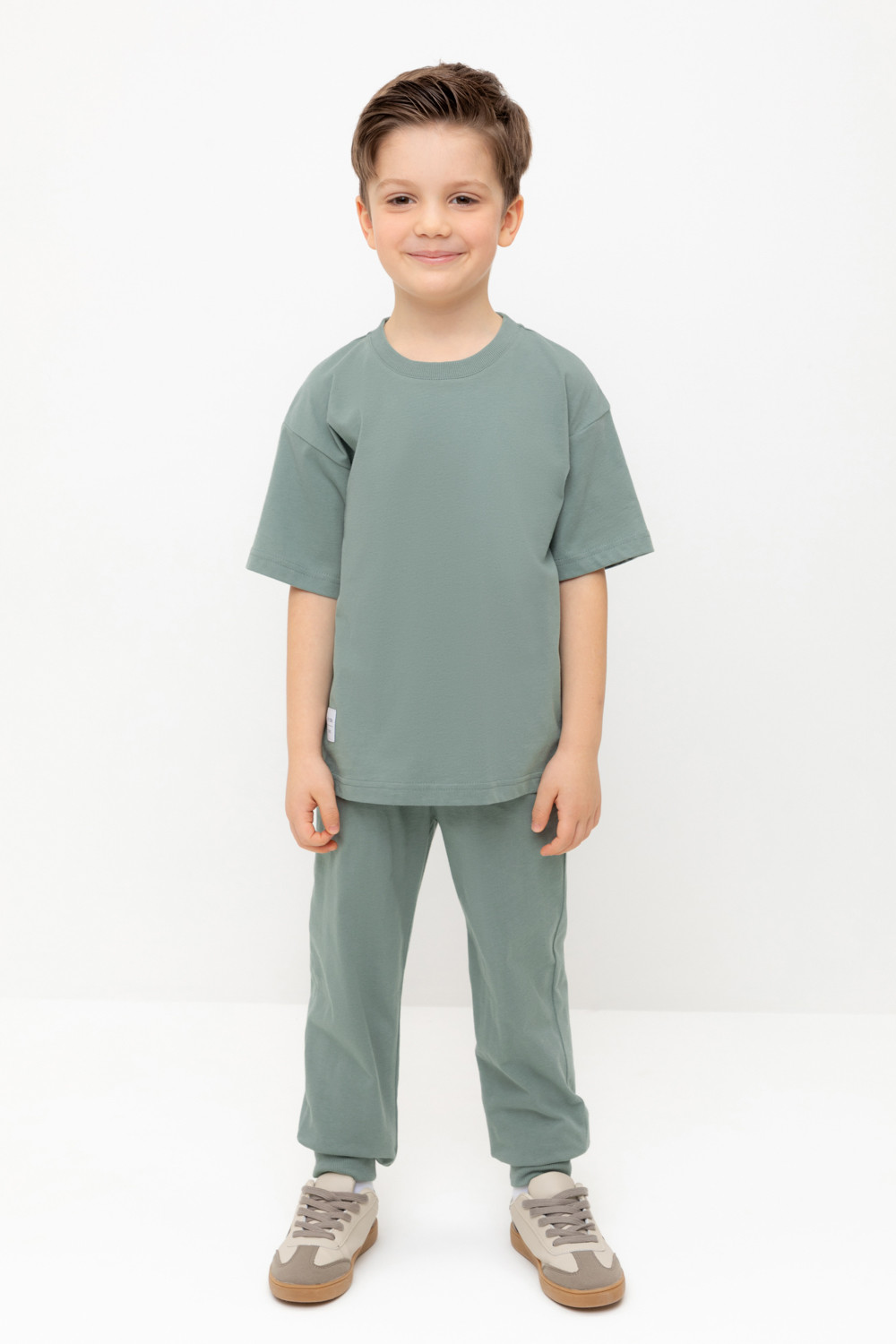 Брюки для мальчика, артикул: КР 400612, цвет: зеленый, фото 5