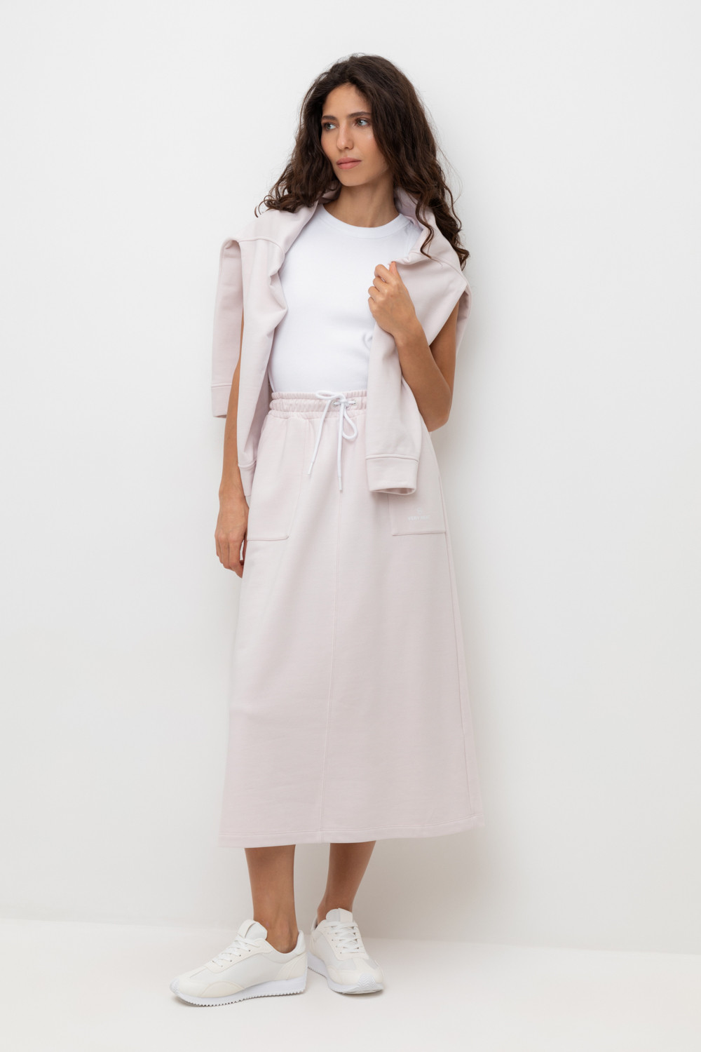 Юбки женские для мам, артикул: ЕВТ 7030, цвет: розовый, фото 5