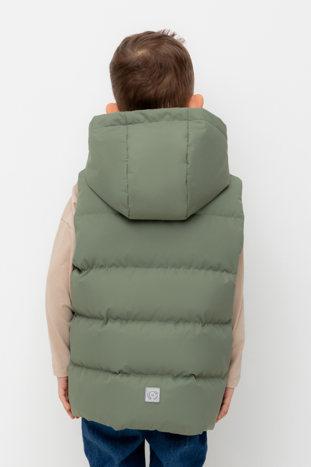 Жилеты для мальчика, артикул: ВК 35018/4 ГР (98-128), цвет: хаки, фото 5