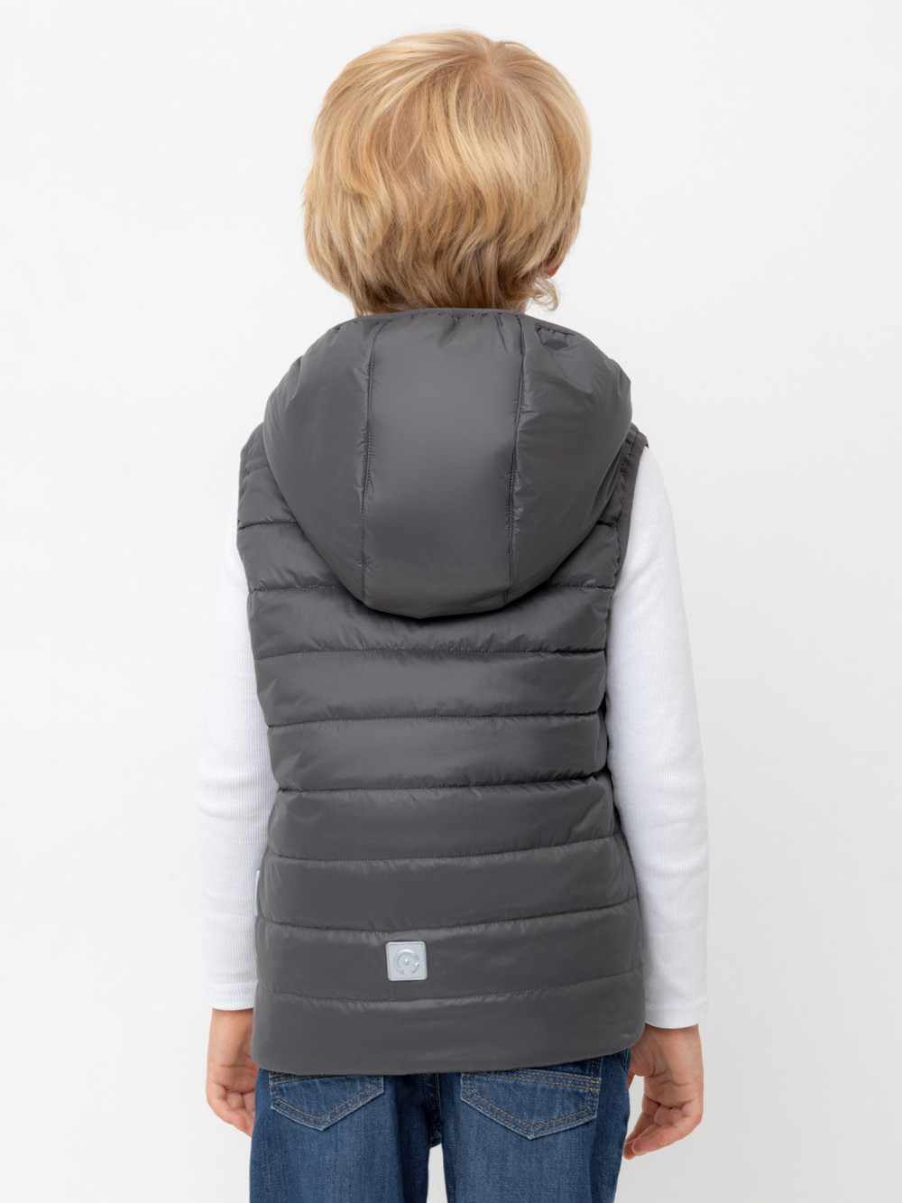 Жилеты для мальчика, артикул: ВК 35009/20 ГР, цвет: темно-серый, фото 5