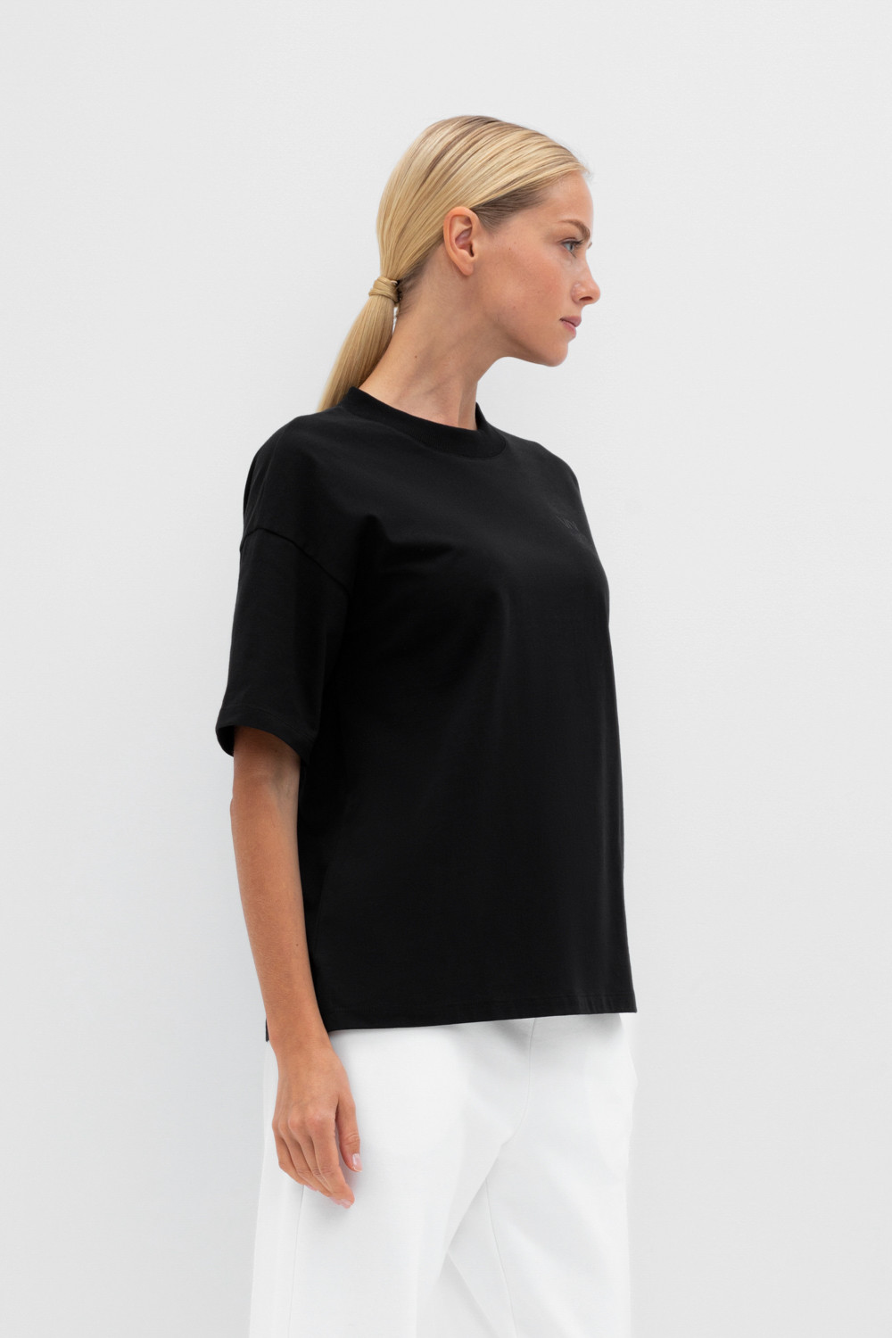 Футболки женские для мам, артикул: ЕВТ 3236, цвет: черный3, фото 5