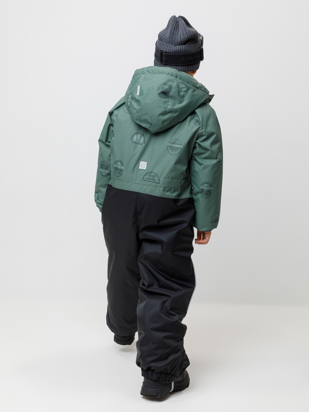 Комбинезоны утепленные для мальчика, артикул: ВК 60127/н/5 УЗГ, цвет: зеленый, фото 5