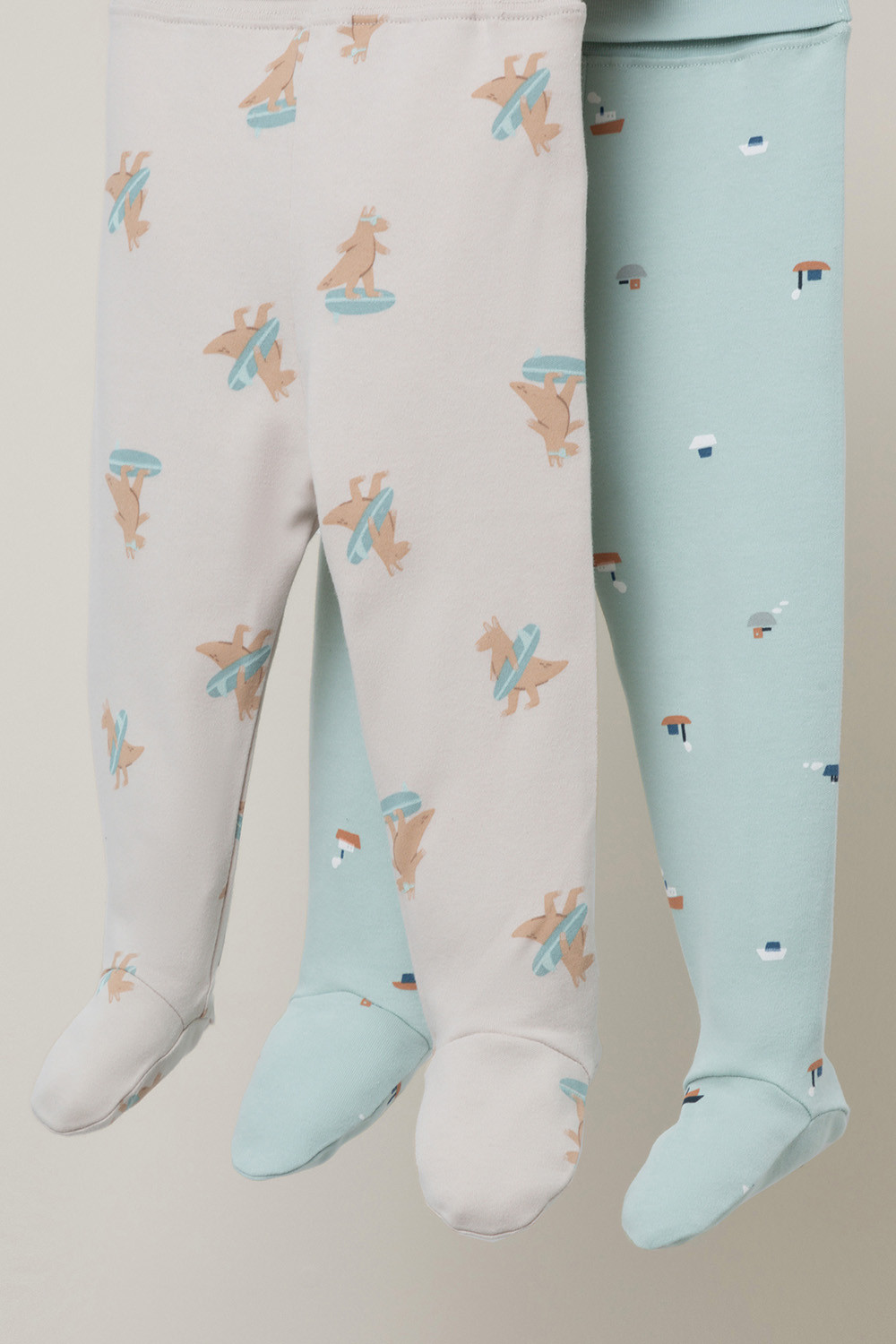 Ползунки для новорожденных, артикул: К 400220-2уп, цвет: голубой, фото 5