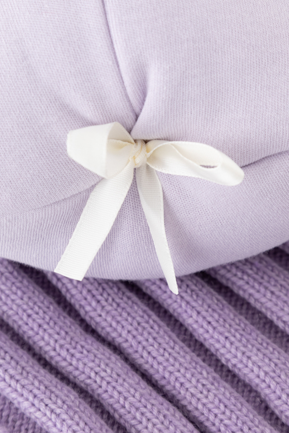 Комплект вязаный для девочки, артикул: КВ 22017/ш, цвет: фиолетовый, фото 5