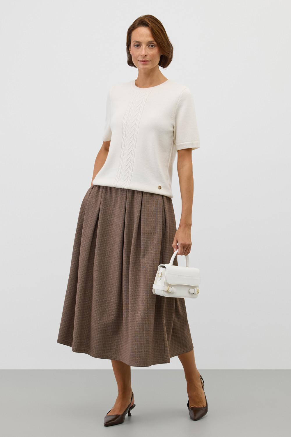 Джемперы женские для мам, артикул: ЕВ 30232/ш, цвет: бежевый, фото 5