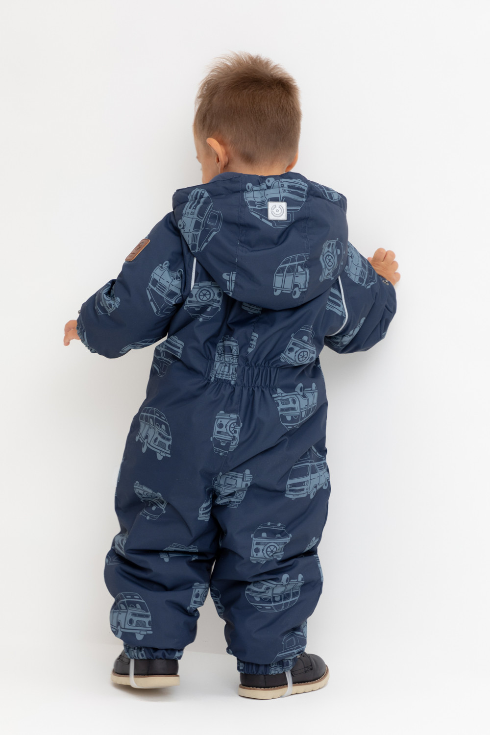 Комбинезоны утепленные для мальчика, артикул: ВК 60032/н/37 Ал, цвет: темно-синий, фото 5