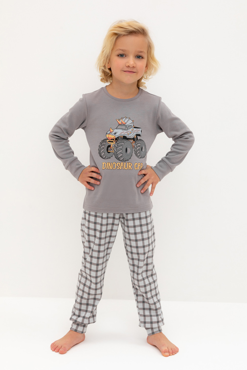 Пижама для мальчика, артикул: К 1541, цвет: серый, фото 5