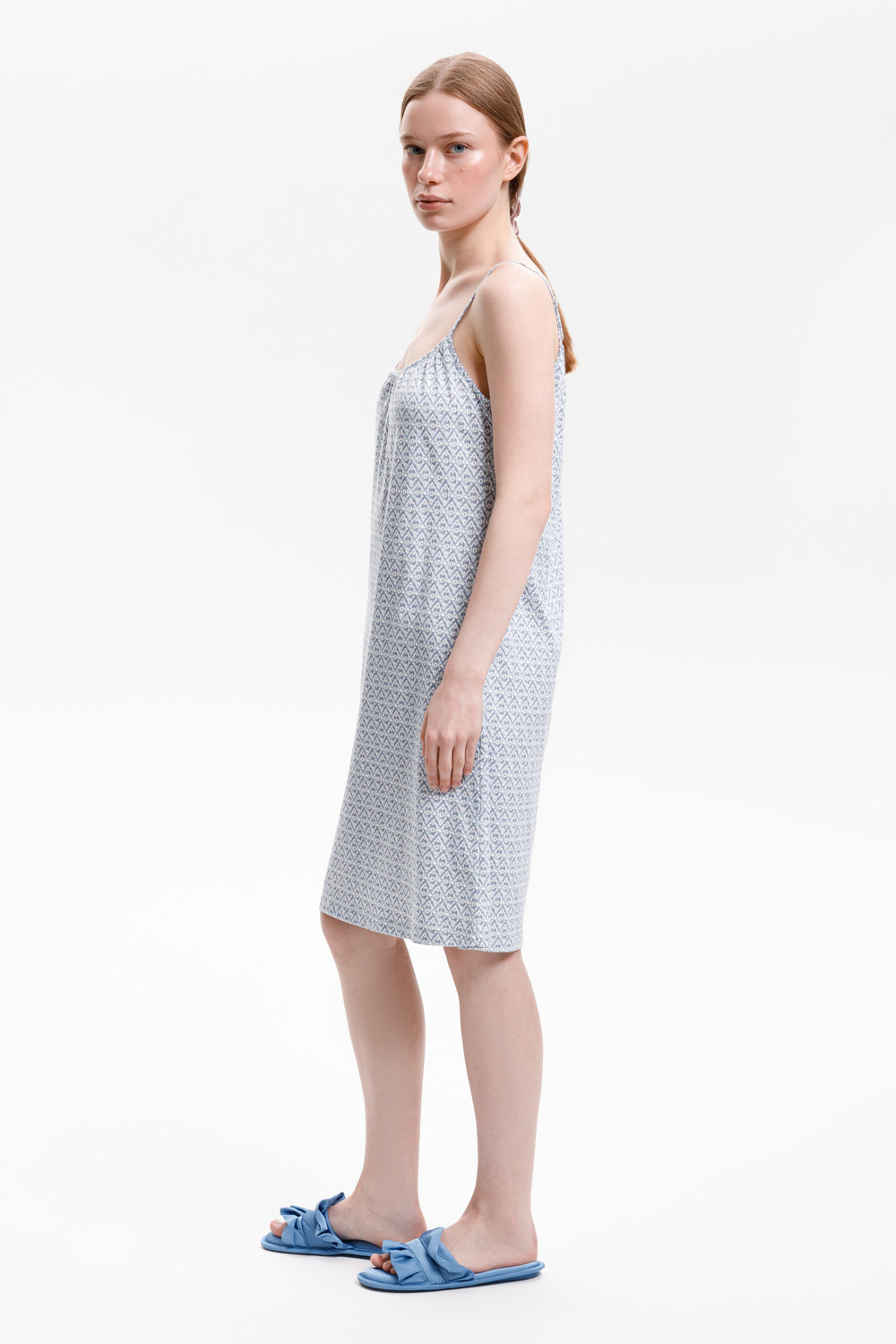 Сорочки ночные женские для мам, артикул: Е 10053, цвет: сахар, фото 5