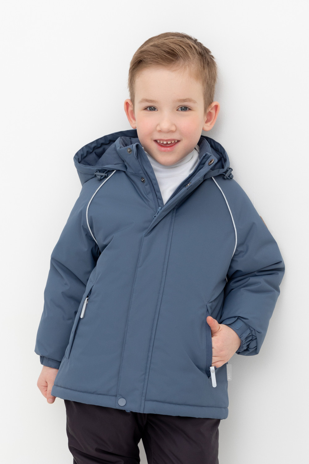 Куртки для мальчика, артикул: ВК 36085/4 ГР, цвет: синий, фото 5