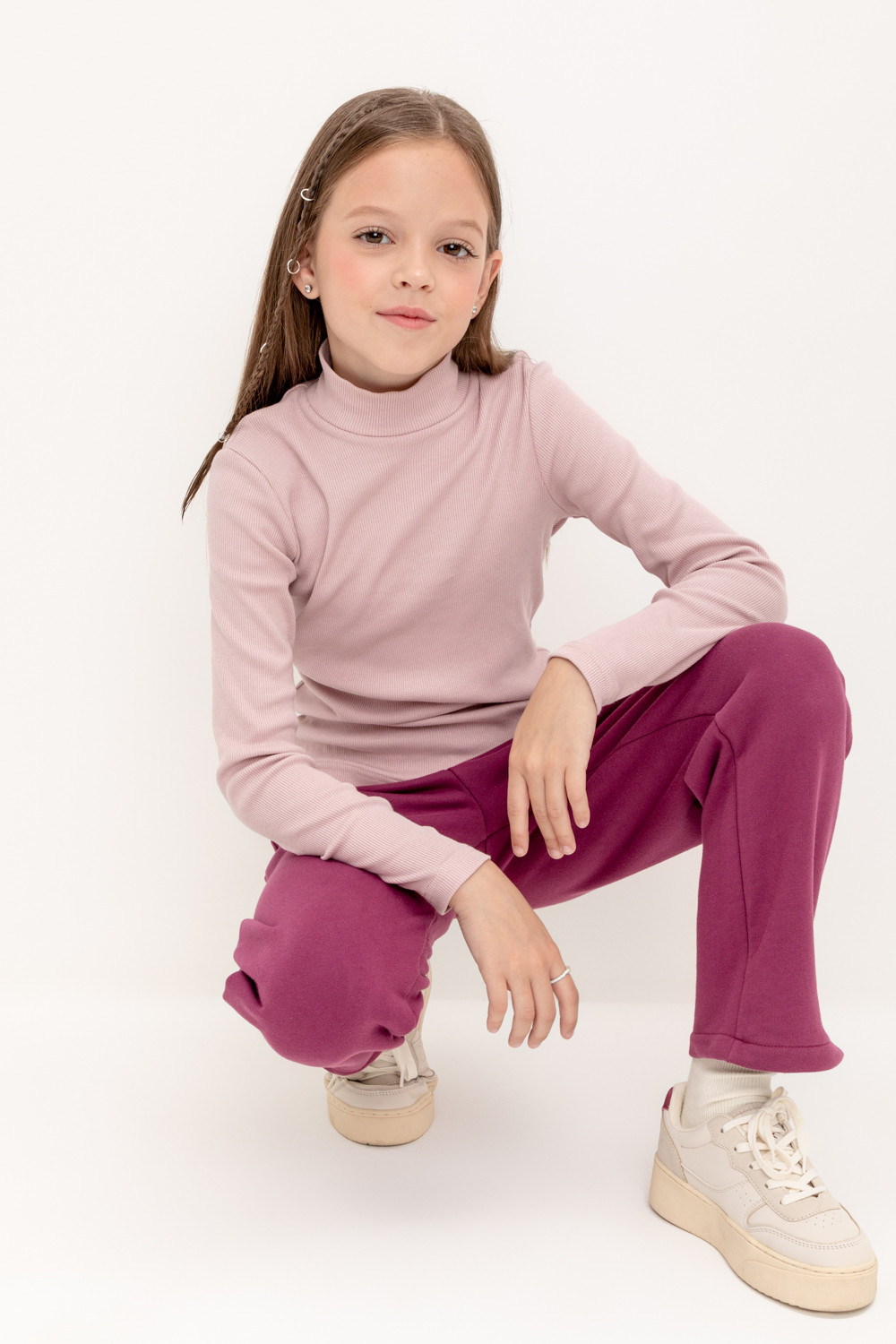Водолазки для девочки, артикул: КР 302180, цвет: розовый, фото 5