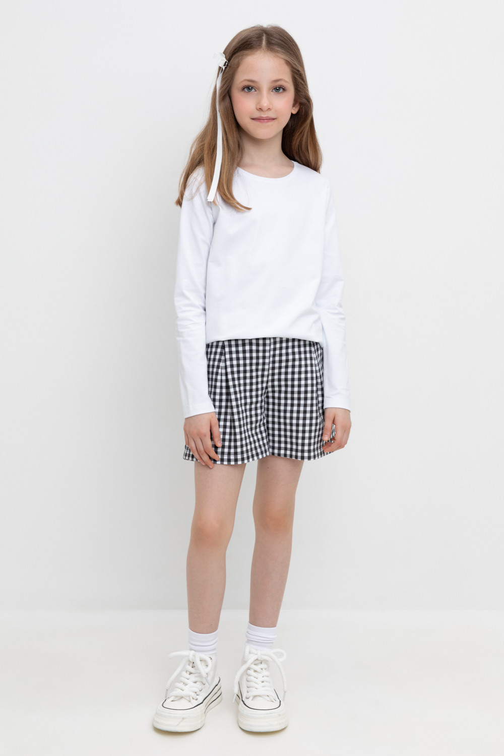 Шорты для девочки, артикул: КР 400732, цвет: серый, фото 5