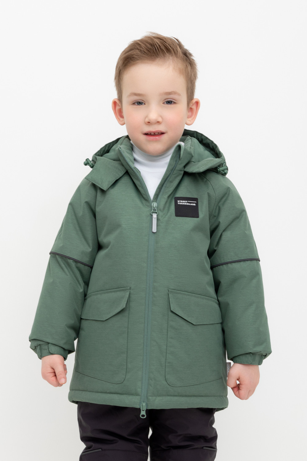 Куртки для мальчика, артикул: ВК 36094/4 ГР, цвет: зеленый, фото 5