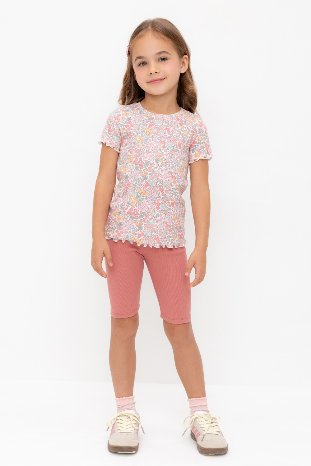 Велосипедки для девочки, артикул: КР 400556-1, цвет: оранжевый, фото 5