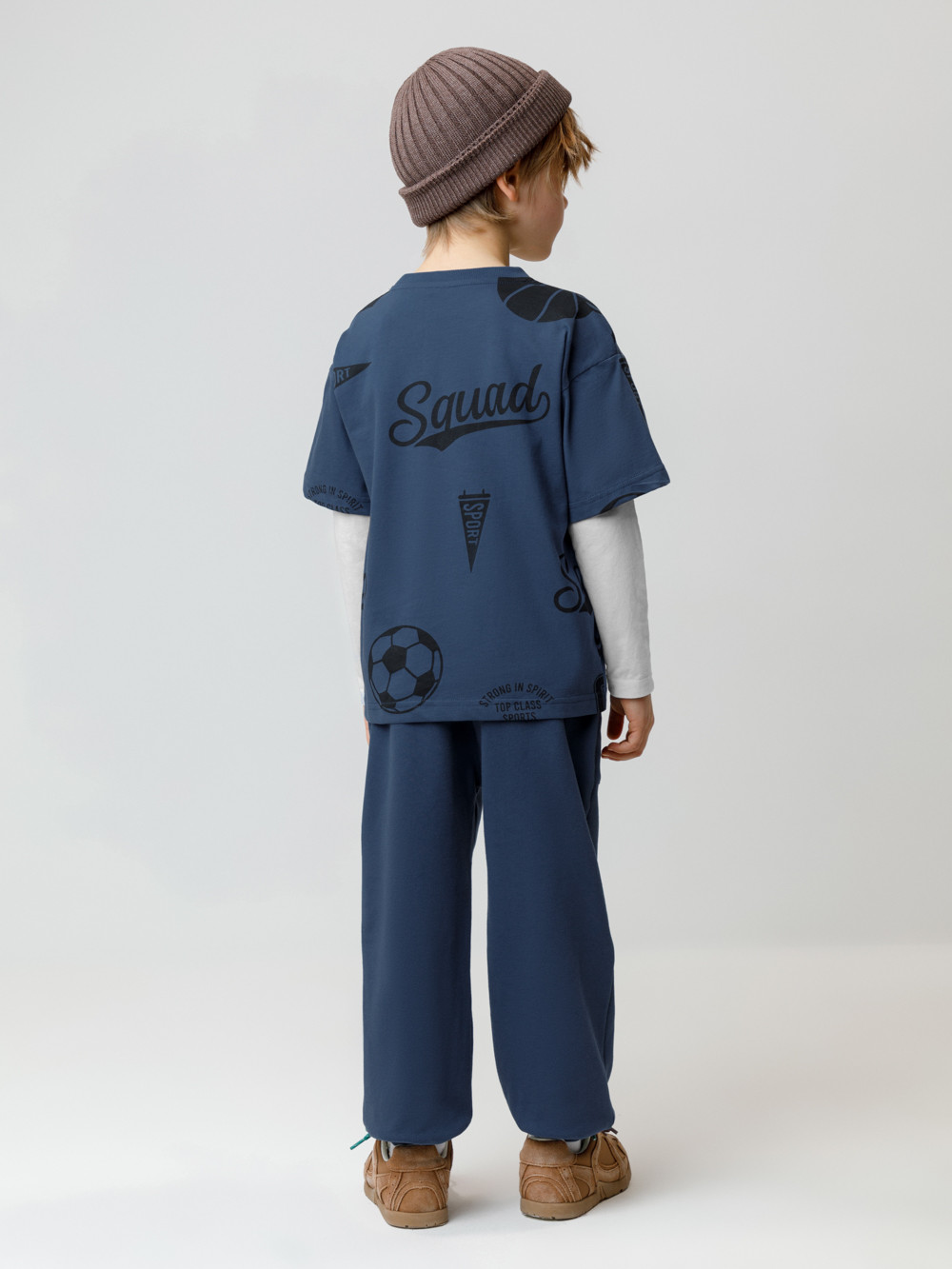 Брюки для мальчика, артикул: КР 400836, цвет: синий, фото 5