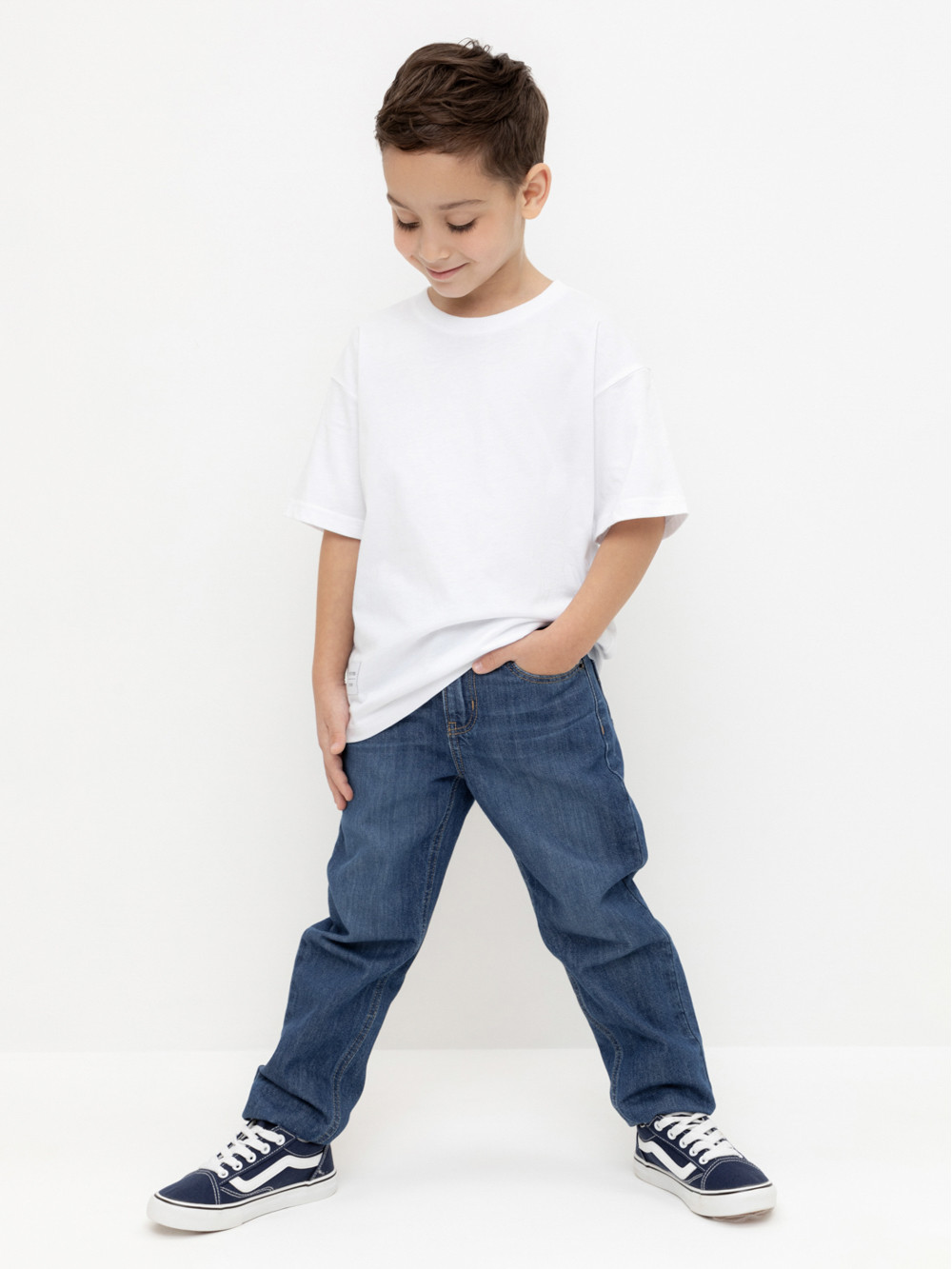 Футболка для мальчика, артикул: КР 302401, цвет: белый, фото 5