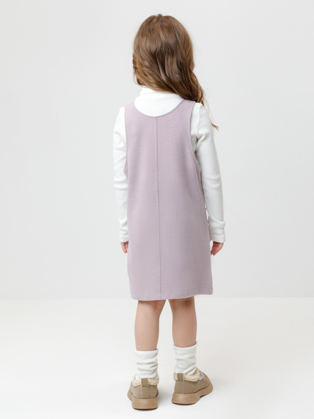 Сарафан для девочки, артикул: КР 5955, цвет: фиолетовый, фото 5