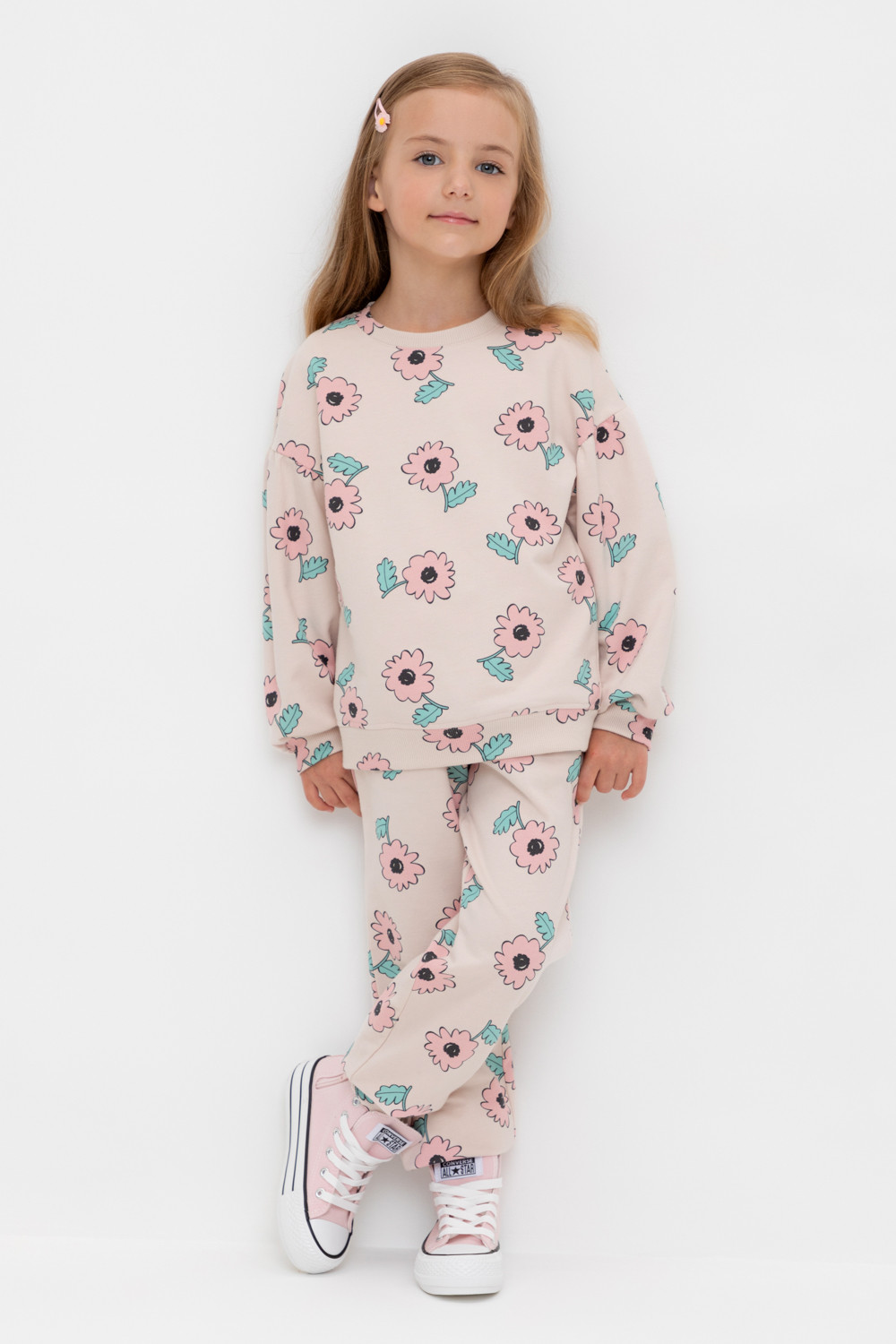 Брюки для девочки, артикул: КР 400800, цвет: бежевый, фото 5