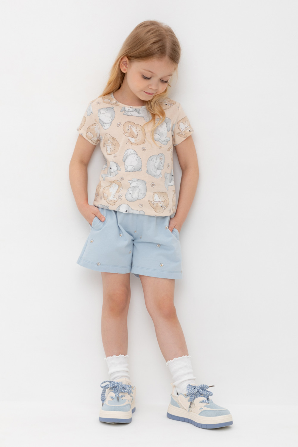 Шорты для девочки, артикул: КР 400679-1, цвет: голубой, фото 5