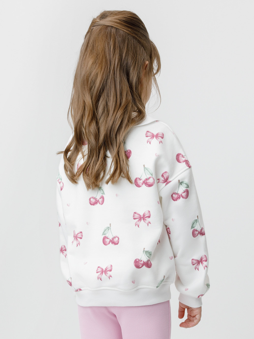Свитшоты для девочки, артикул: КР 302961, цвет: сахар, фото 5