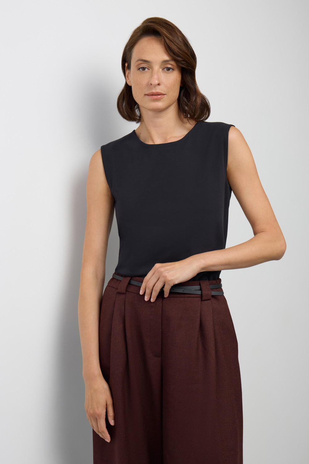 Майки женские для мам, артикул: ЕВТ 3329, цвет: черный, фото 5