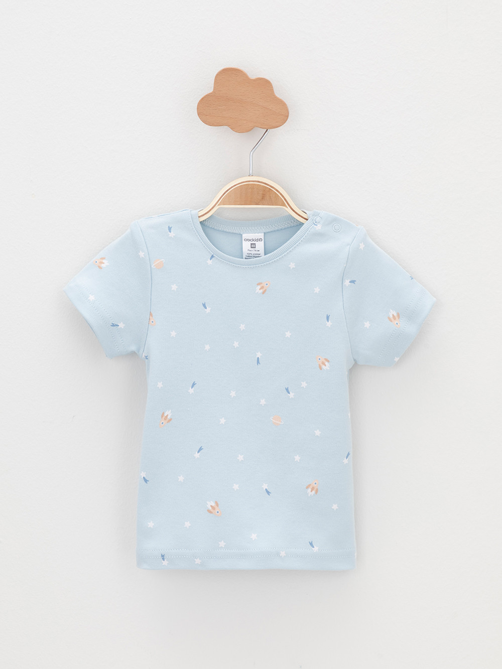 Футболка для новорожденных, артикул: К 301156-2уп, цвет: голубой, фото 5