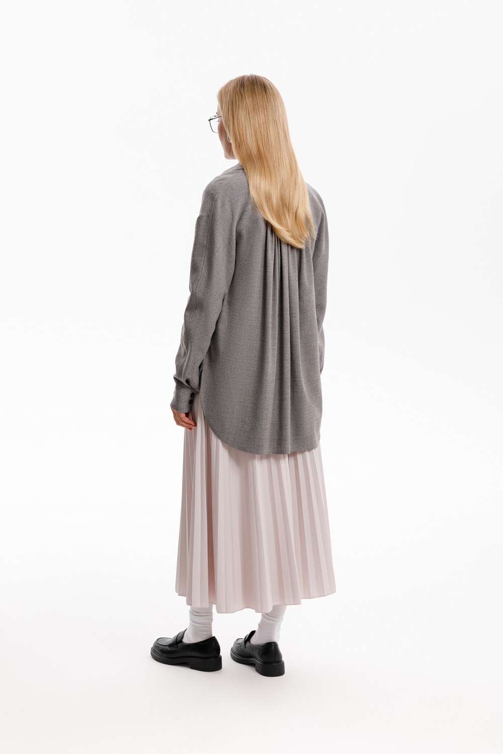 Юбки женские для мам, артикул: ЕВТ 7026, цвет: светло-розовый, фото 5