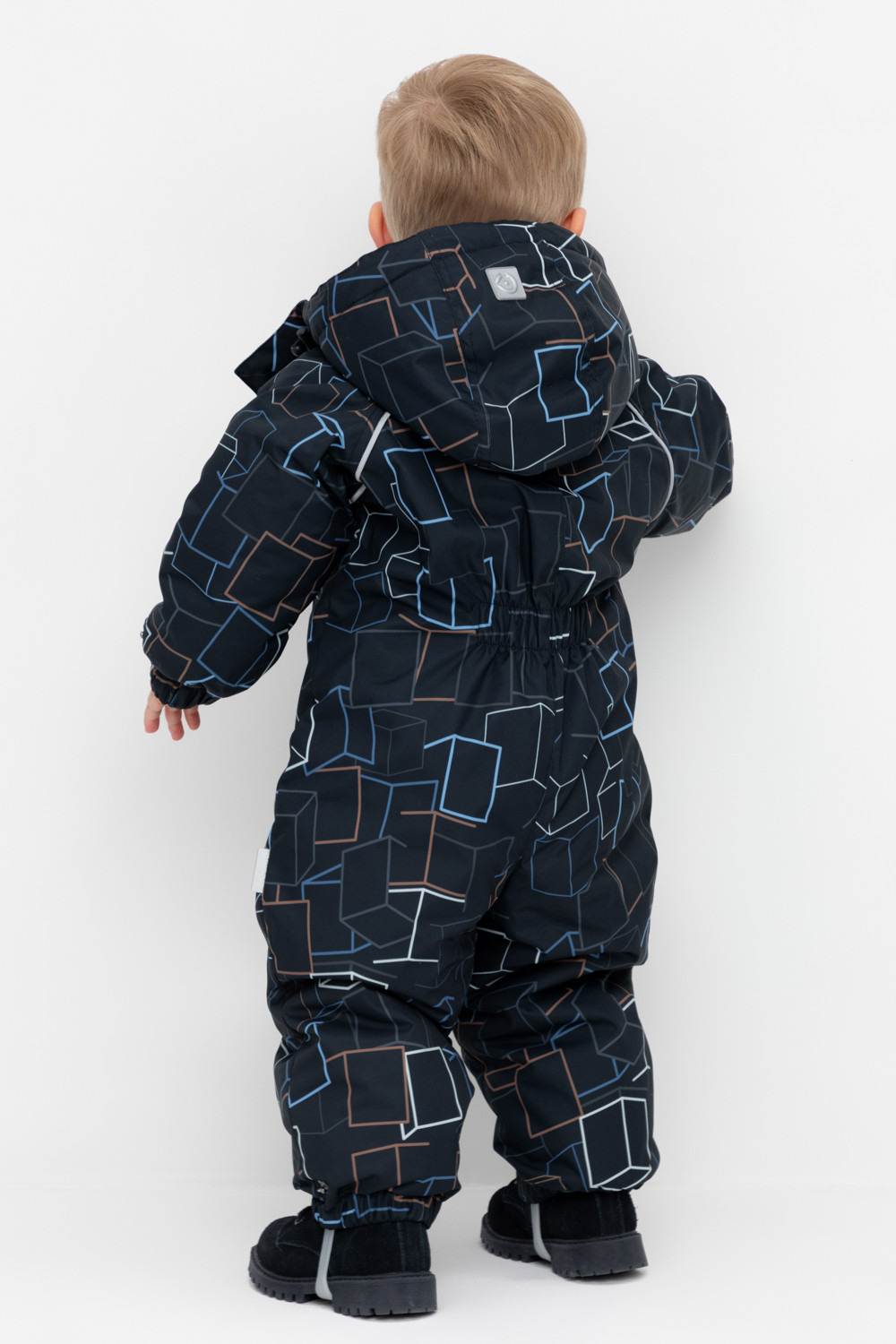 Комбинезоны утепленные для мальчика, артикул: ВК 60032/н/50 Ал, цвет: темно-синий, фото 5